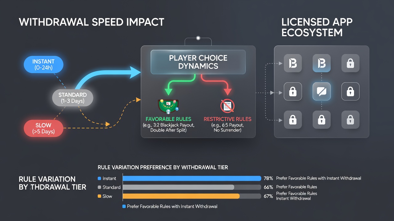 Analyse von Spielerentscheidungen in Blackjack-Apps mit Bezug auf Auszahlungsgeschwindigkeiten und Regelvariationen